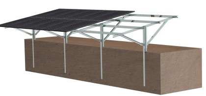 CS-Single Pile Ground Mounting System